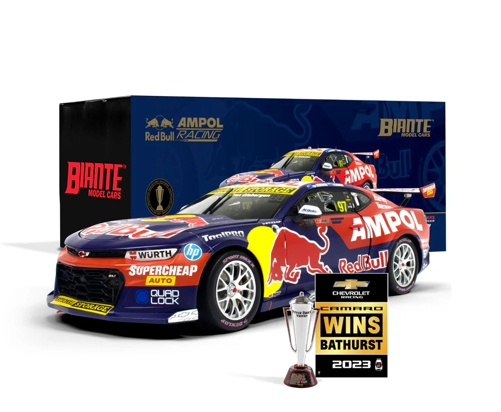 BIANTE 1:18 CHEVROLET CAMARO - RED BULL AMPOL RACING - VAN GISERGEN/STANAWAY #97 - 2023 BATHURST1000 WINNER