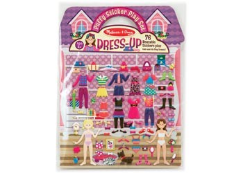 Melissa & Doug Reusable Puffy Sticker Play Set - Dress-up