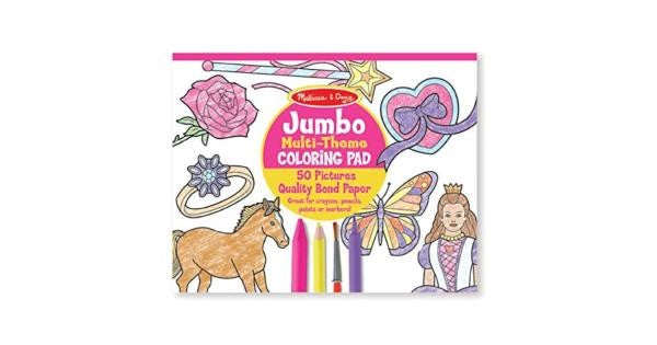 Melissa & Doug Jumbo Colouring Pad - Pink