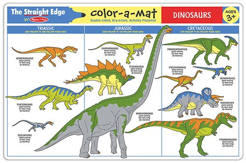 Melissa & Doug Dinosaurs Colour-a-mate