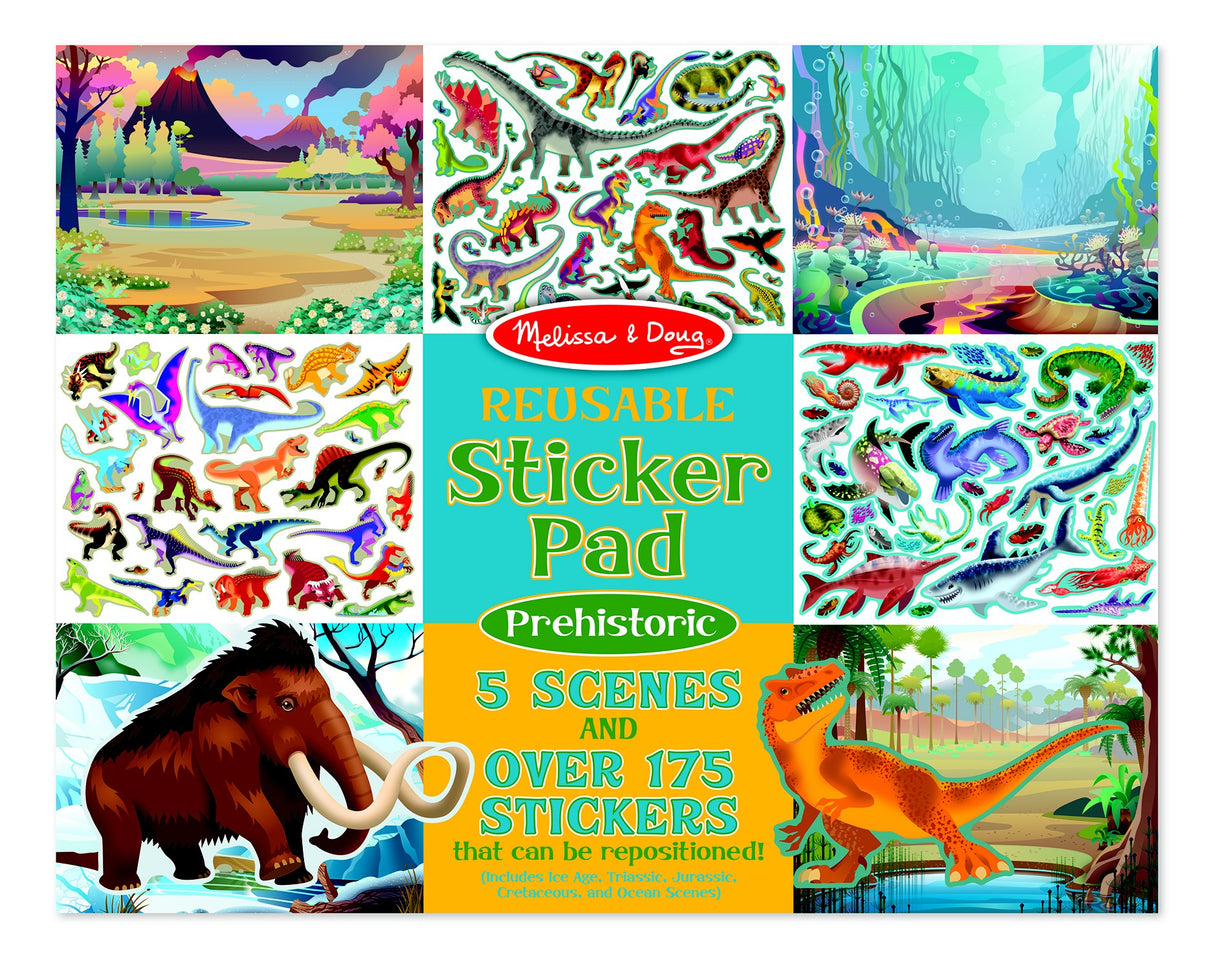 Melissa & Doug Reusable Sticker Pad - Prehistoric