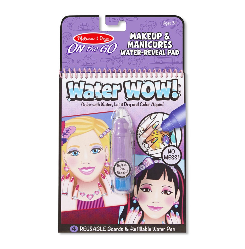 Melissa & Doug On The Go - Water Wow! - Makeup & Manicures