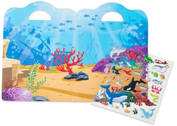 M&D PUFFY STICKER SET - OCEAN