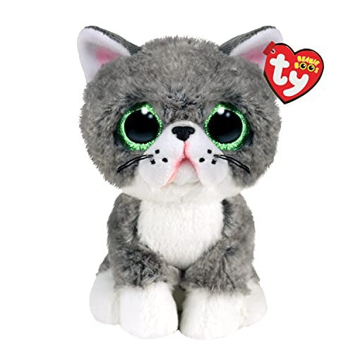 Ty Beanie Boos Regular - Fergus Grey Cat