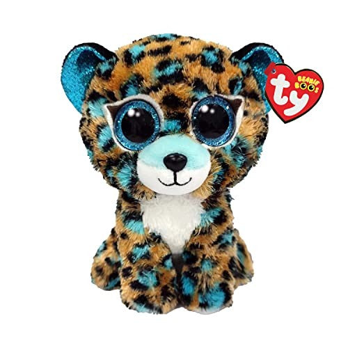 Ty Beanie Boos - COBALT the Leopard (Glitter Eyes)