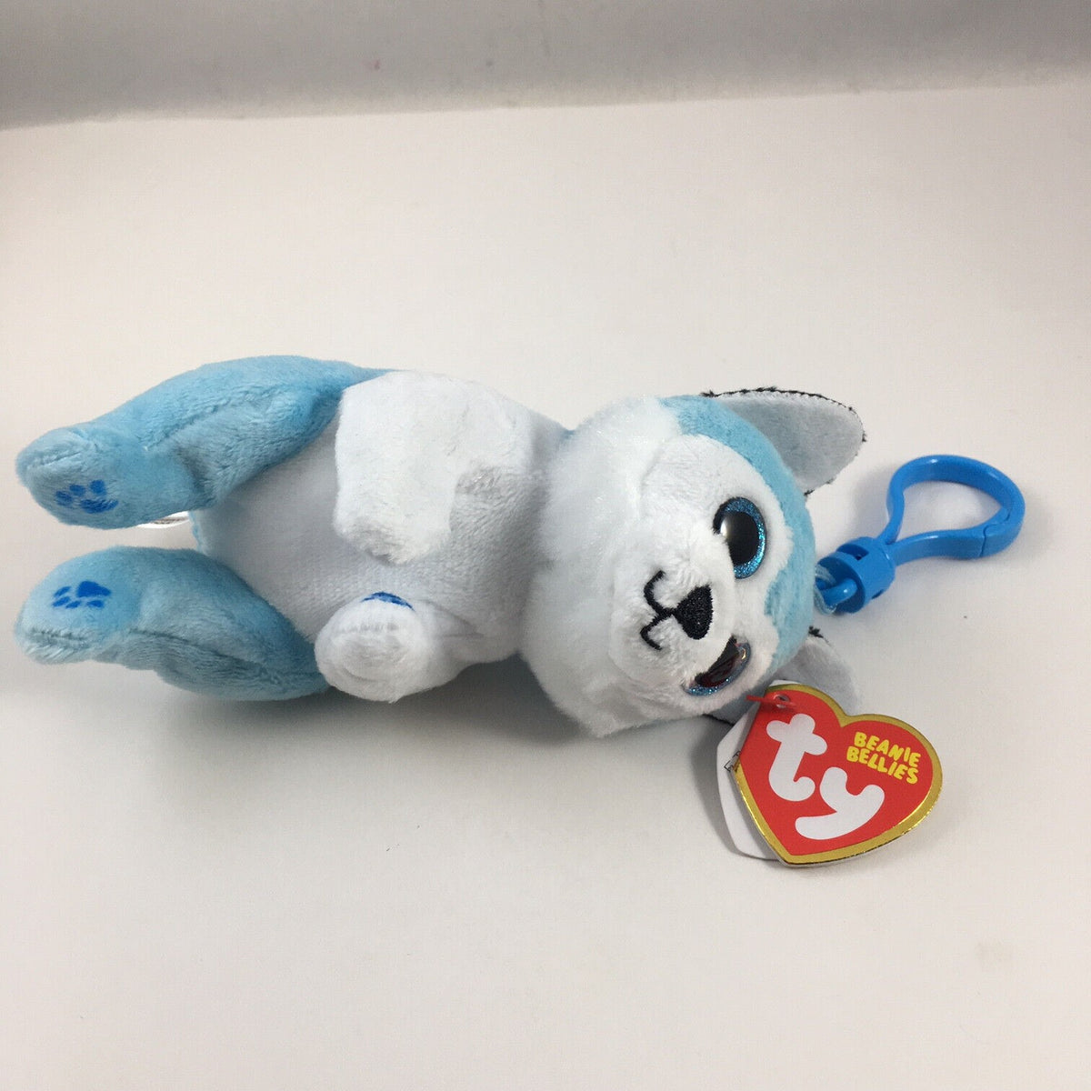 Ty Beanie Bellies - Thunder the Husky Dog Clip