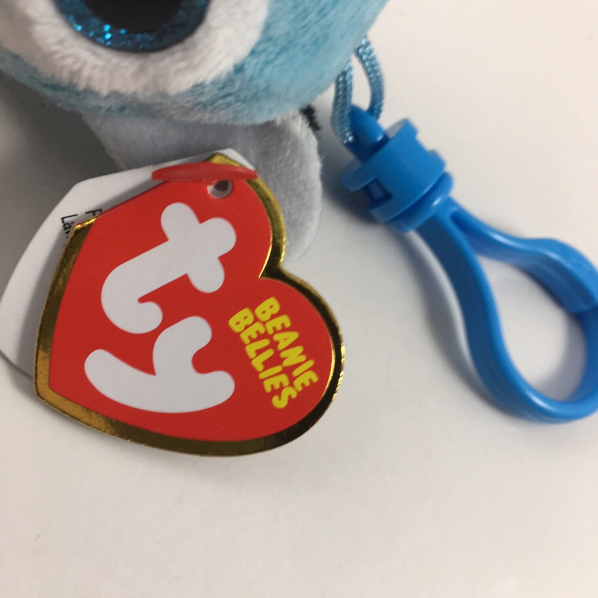 Ty Beanie Bellies - Thunder the Husky Dog Clip