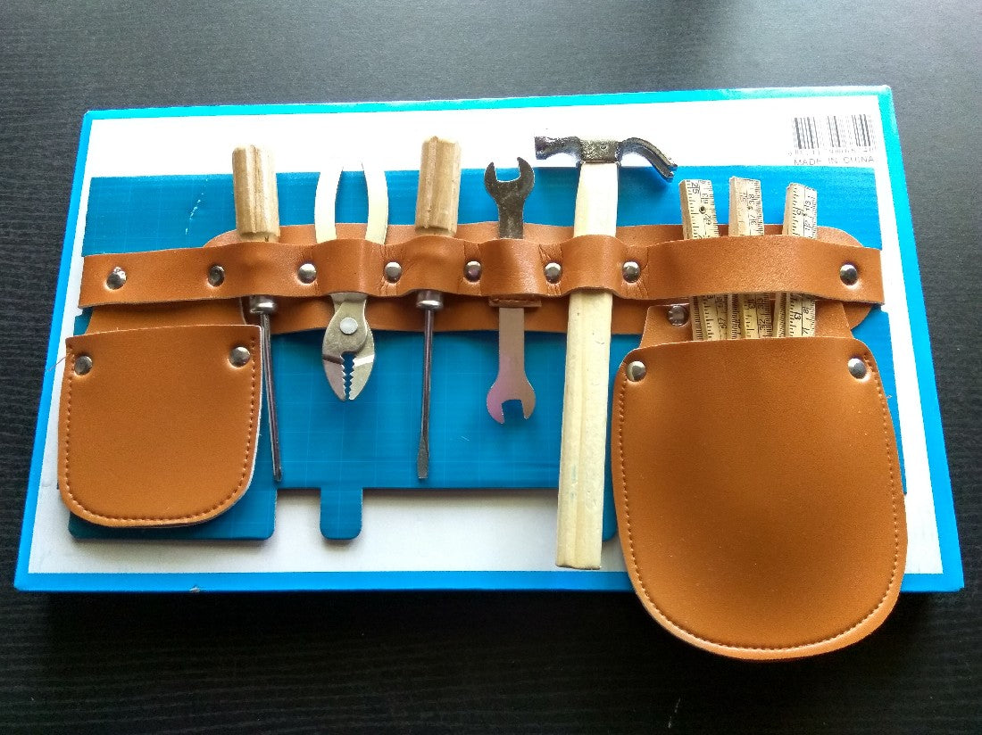 Playworld 6pc Real Tool Belt Set