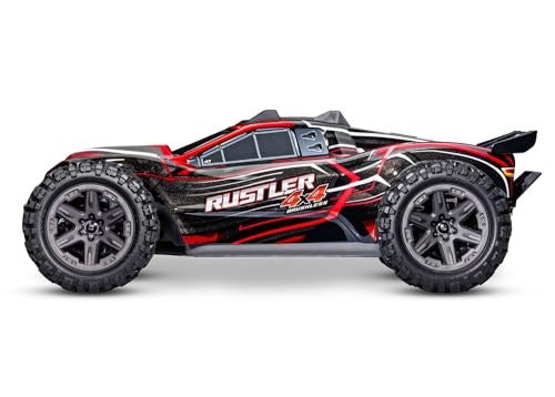 Traxxas Rustler 4X4 BL-2S - Red