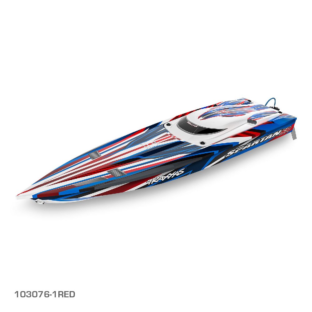 TRAXXAS SPARTAN SR 36* BRUSHLESS BOAT - RED