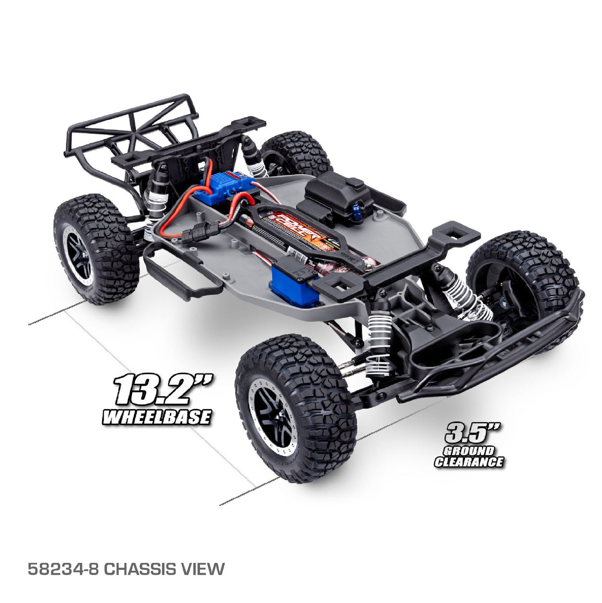 TRAXXAS SLASH ORANGE WITH USB-C CHARGER