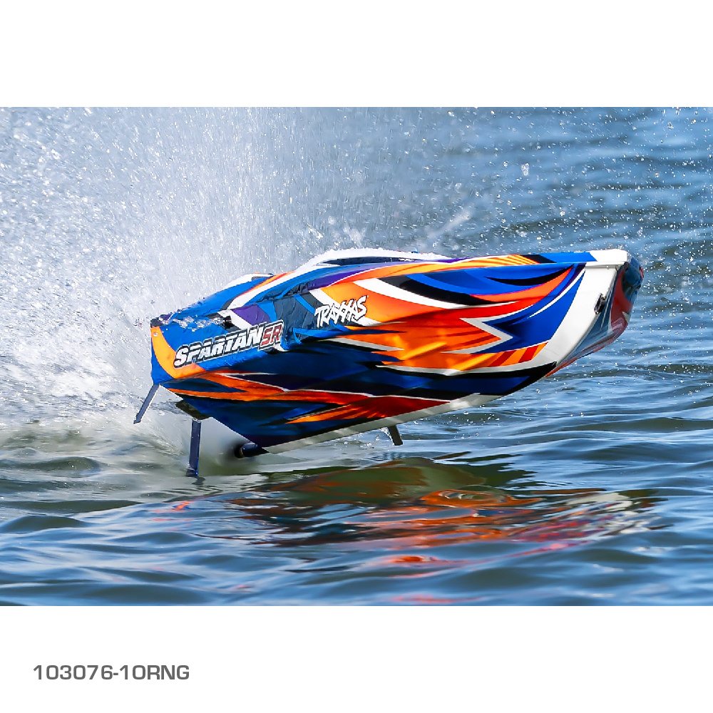TRAXXAS SPARTAN SR 36* BRUSHLESS BOAT - ORANGE