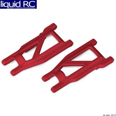 Traxxas 3655L Suspension Arms, Red, Front/rear