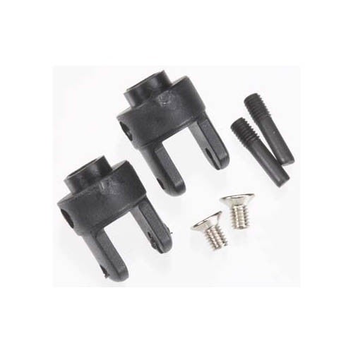 Traxxas 4628r Diff Output Yokes Black (2) Multi-colored