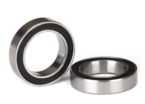 Traxxas Ball Bearings Black Rubber Sealed 2pc 5120a