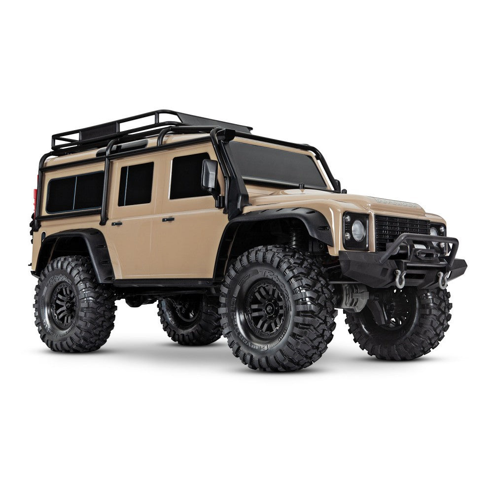 TRAXXAS TRX-4 SCALE and TRAIL CRAWLER LAND ROVER, SAND, TQi 2.4 4 CHANEL RADIO