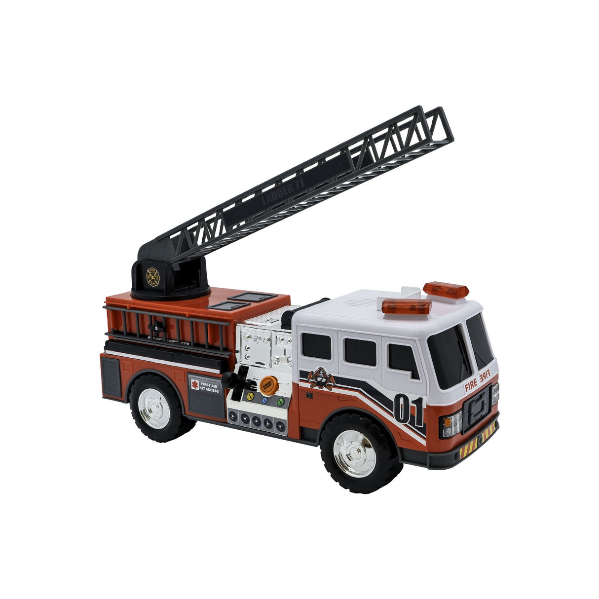 Mighty Fleet Mighty Fleet Action Drive Fire Truck