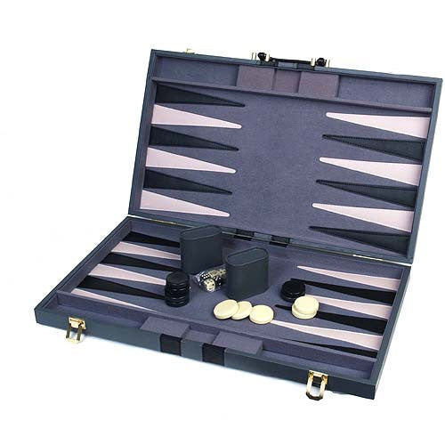 Classic Games Collection 18 Attache Backgammon Set