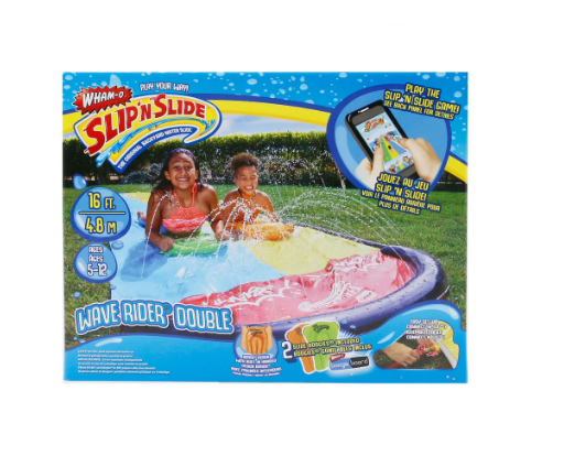 WHAM-O SLIP N SLIDE DOUBLE WAVE RIDER w/BOOGIE BOARDS
