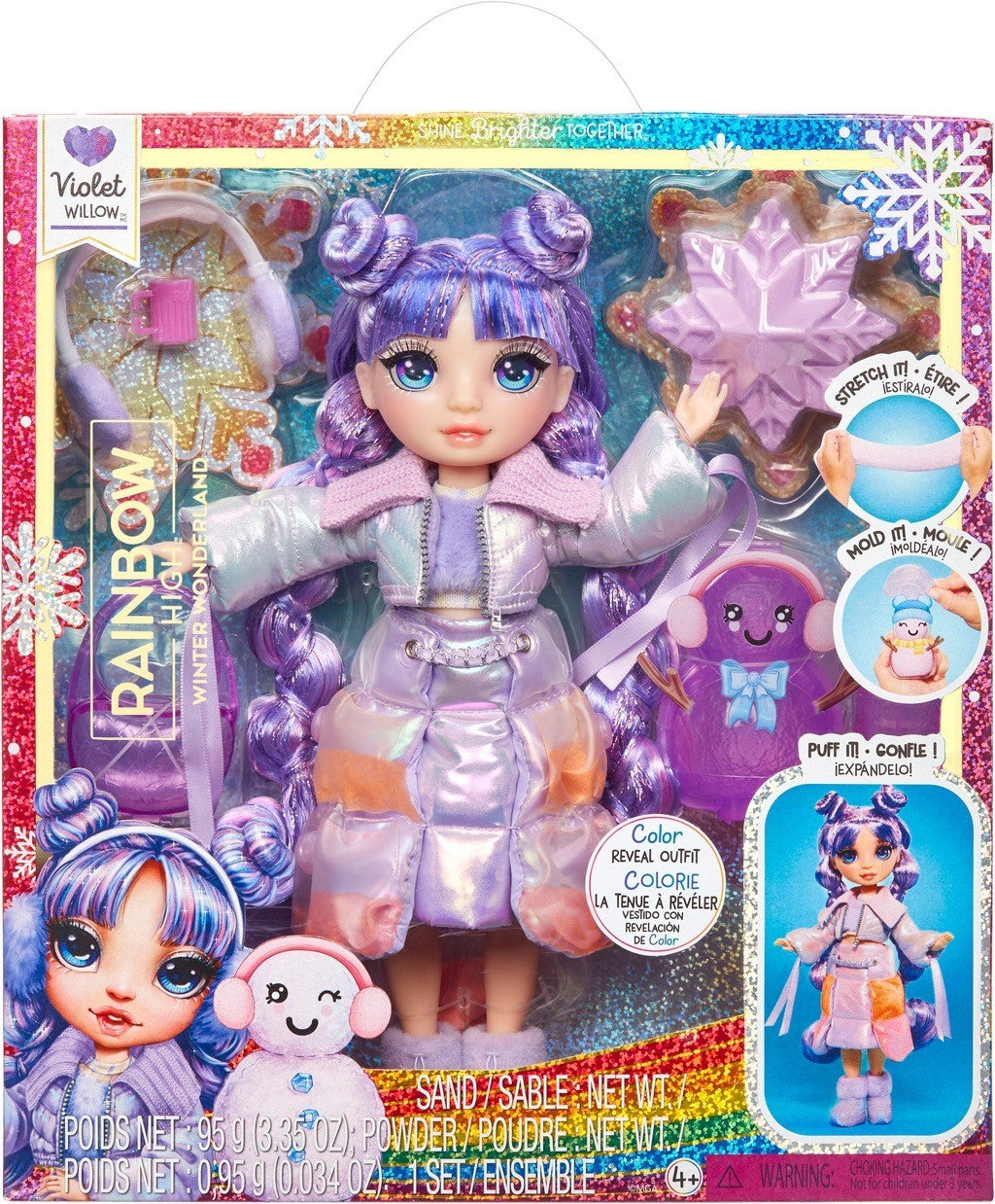 Rainbow High Winter Wonderland Doll - Violet (purple)
