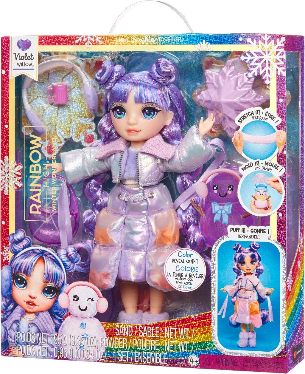 Rainbow High Winter Wonderland Doll - Violet (purple)