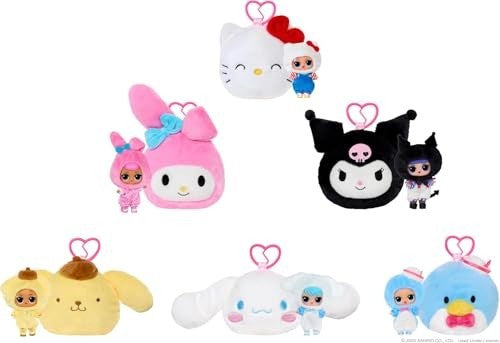 L.O.L. Surprise! Loves Hello Kitty Reversible Plush Surprise - Plush Sanrio Characters With Matching L.O.L. Tot
