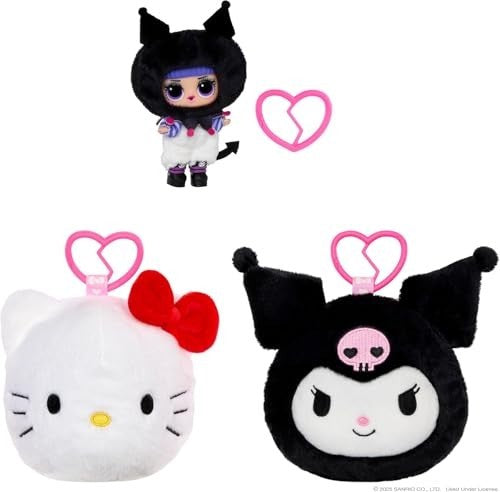 L.O.L. Surprise! Loves Hello Kitty Reversible Plush Surprise - Plush Sanrio Characters With Matching L.O.L. Tot