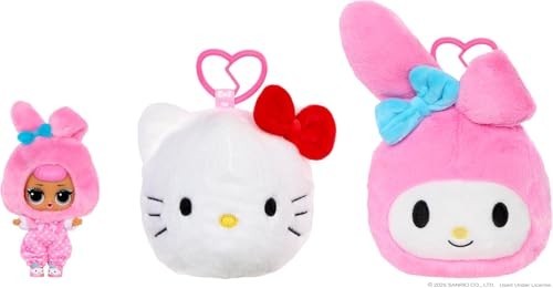 L.O.L. Surprise! Loves Hello Kitty Reversible Plush Surprise - Plush Sanrio Characters With Matching L.O.L. Tot