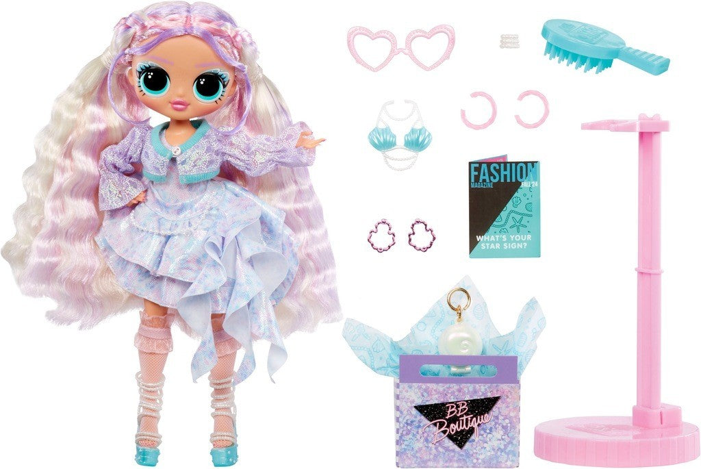 LOL Surprise OMG Ace Fashion Doll with 15 Surprisesed Fashionand Accessories - PEARLA