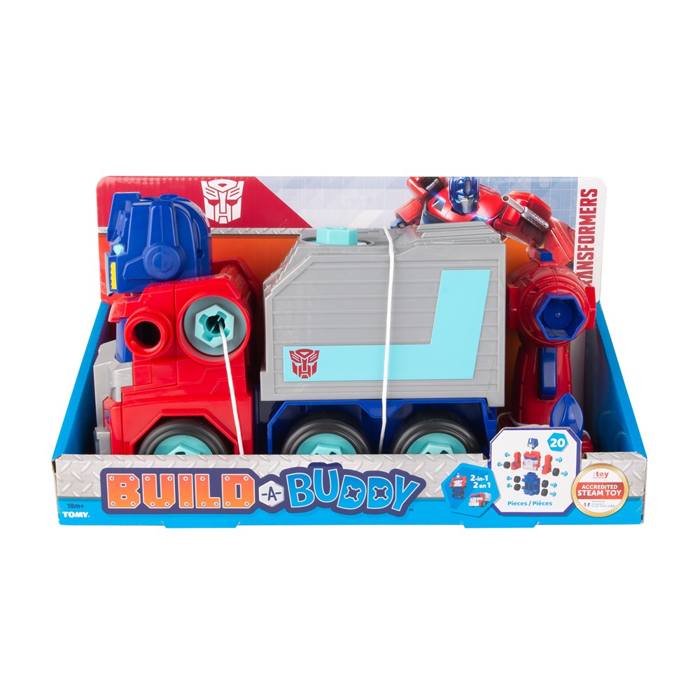 Build-a-buddy Transformers 2-in-1 Optimus Prime