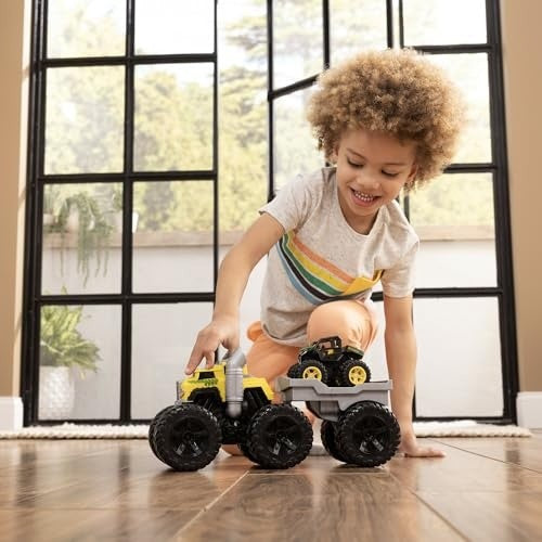 Monster Treads John Deere Rev N Roar Hauler Semi Set