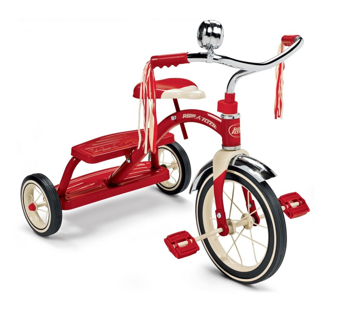 RADIO FLYER CLASSIC DUAL DECK TRICYCLE RED