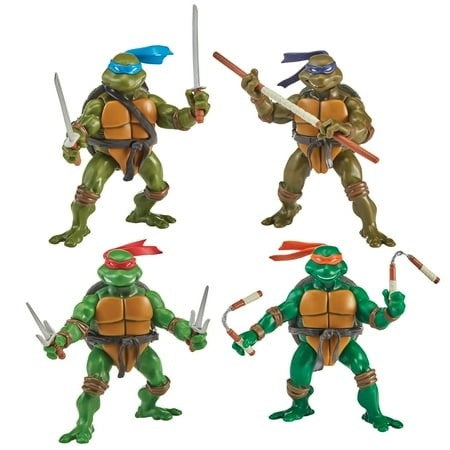 Tmnt 2003 Classic Turtle Figure Asst 4pk Bundle