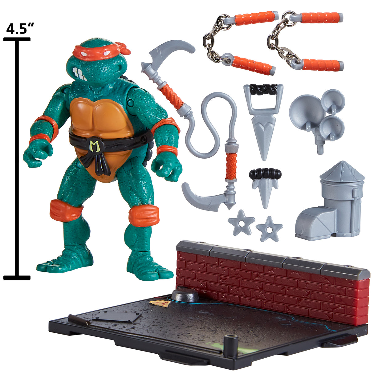 Teenage Mutant Ninja Turtles Remastered Action Figure - Michelangelo