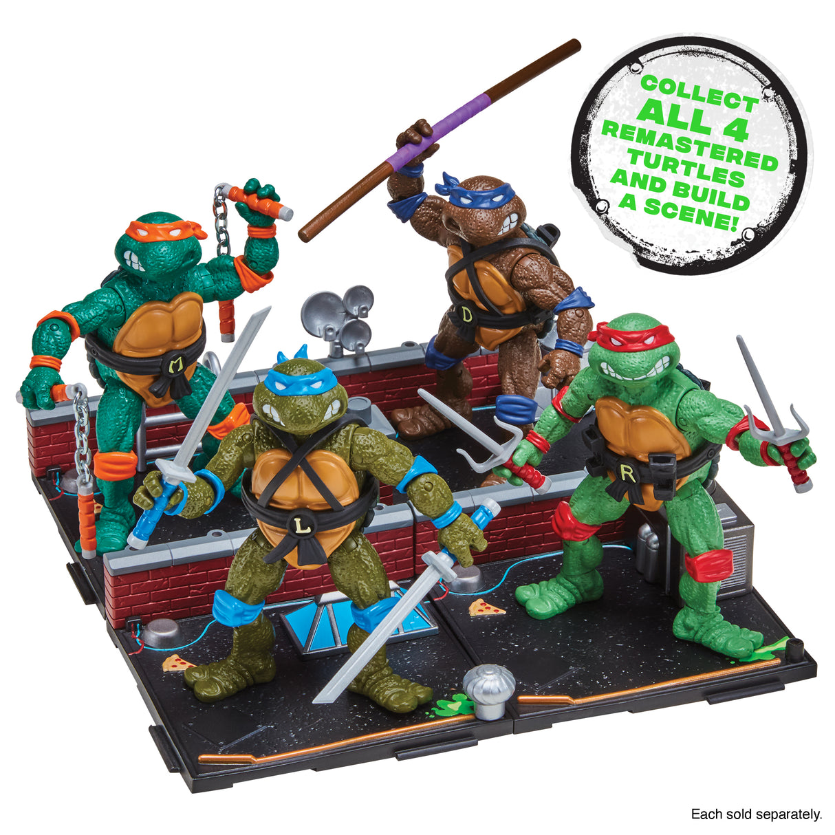 Teenage Mutant Ninja Turtles Remastered Action Figure - Michelangelo