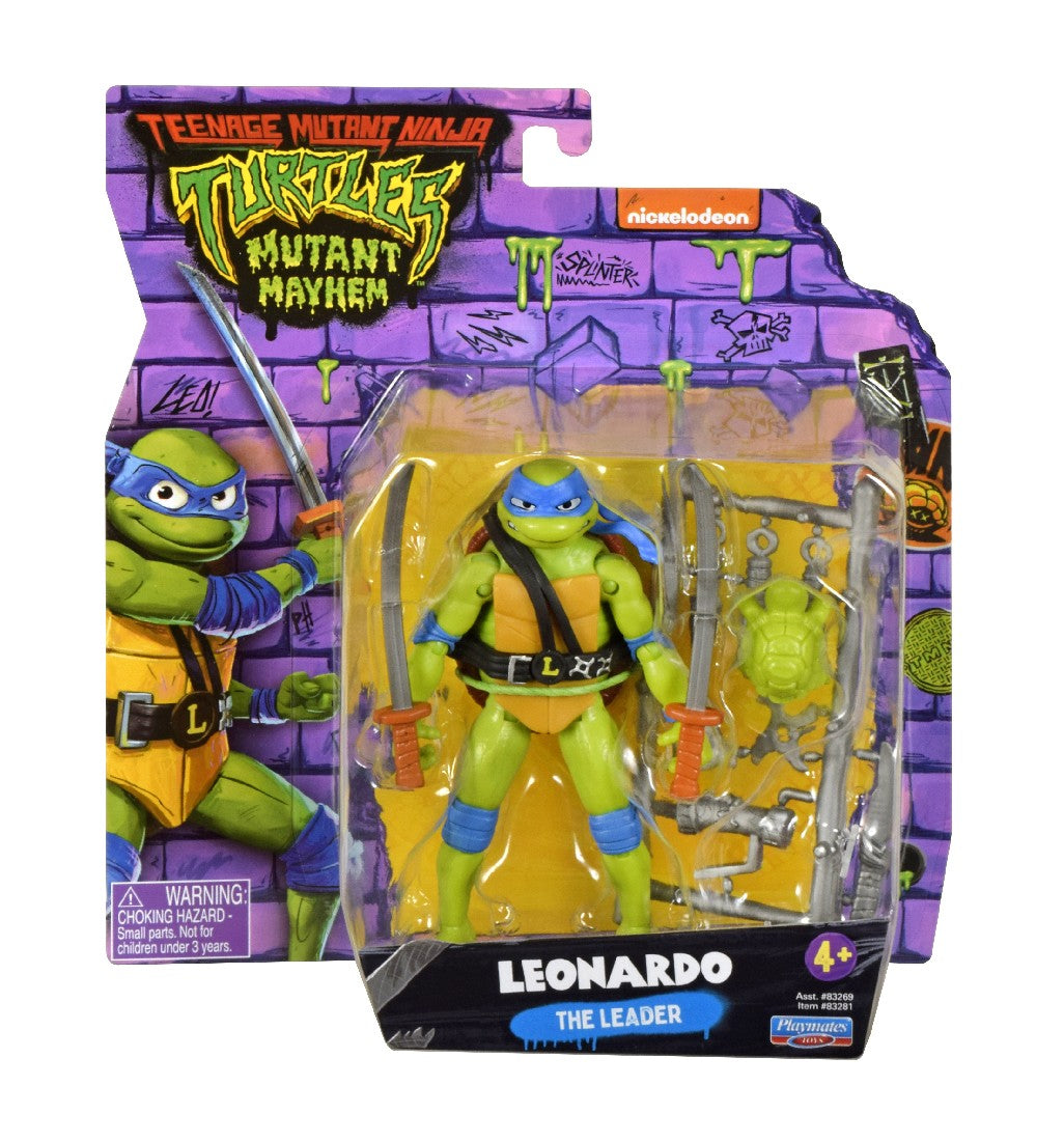 Tmnt Mutant Mayhem Basic Figure Asst - Leonardo