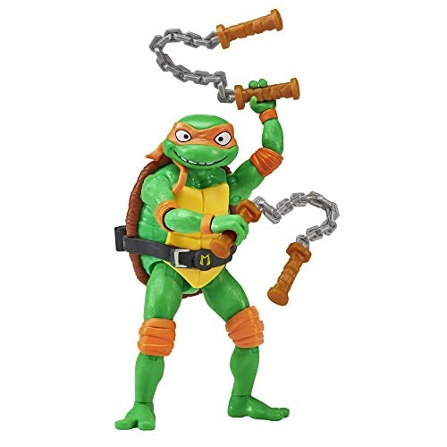 Teenage Mutant Ninja Turtles: Mutant Mayhem 4.25” Michelangelo Basic Action Figure By Playmates Toys