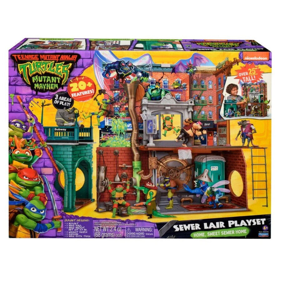 Tmnt Teenage Mutant Ninja Turtles Mutant Mayhem Sewer Lair Playset