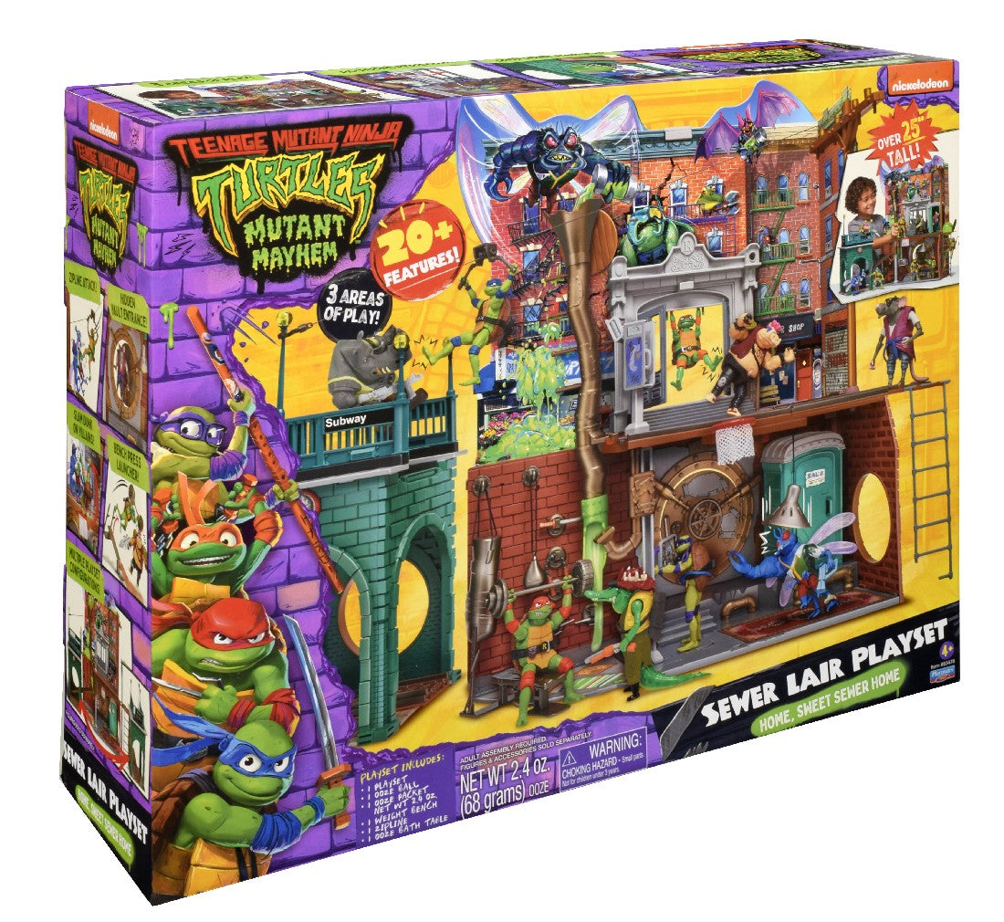 Tmnt Teenage Mutant Ninja Turtles Mutant Mayhem Sewer Lair Playset