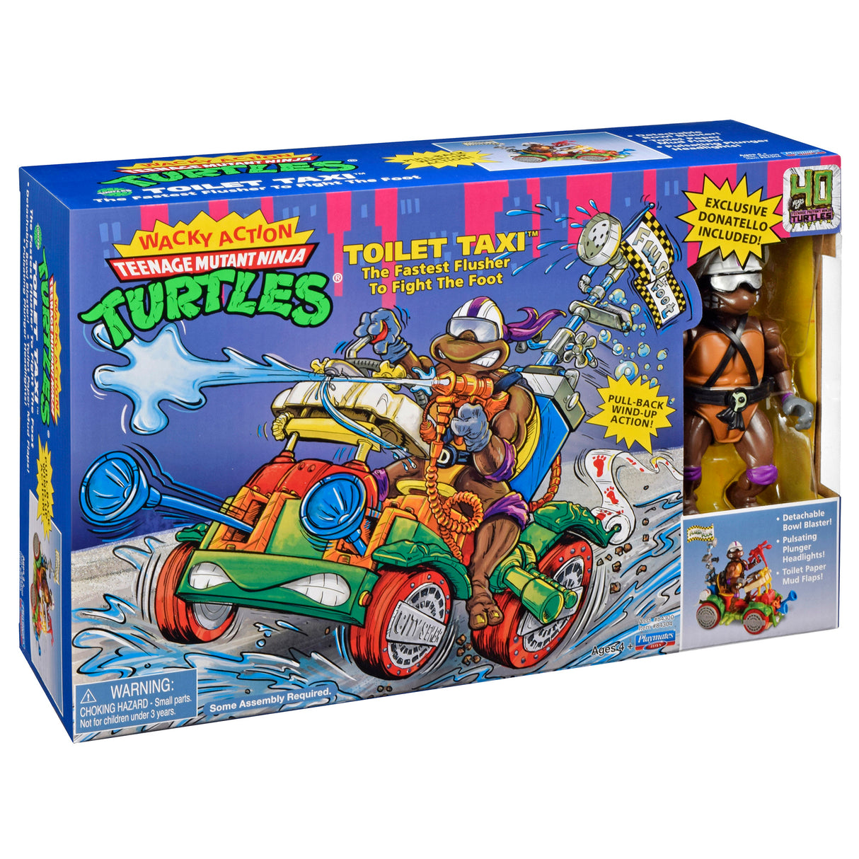 Teenage Mutant Ninja Turtles Classic Toilet Taxi W/ Figure