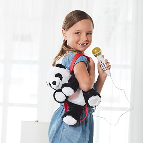 Singing Machine Sing Along Crew Big Panda, One Size, Black