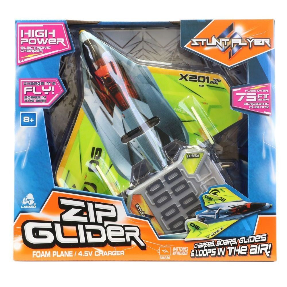 STUNT FLYER ECHARGER ZIP GLIDER PLANE