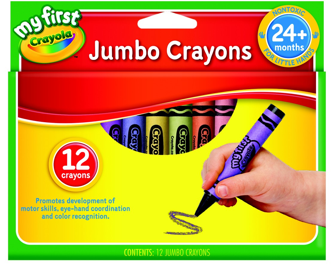 12 My First Jumbo Crayons