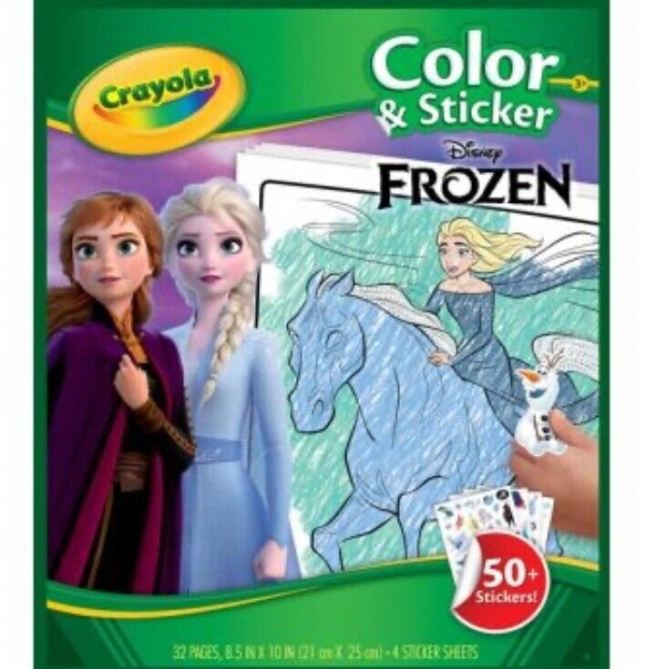 Crayola Color & Sticker Book Coloring Book - Disney Frozen