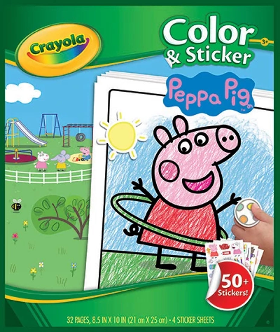 Crayola Color & Sticker - Peppa Pig