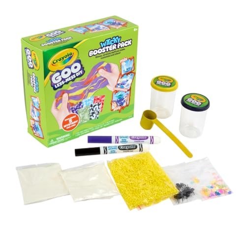 Crayola Goo Less-Mess Diy Satisfying Booster Pack