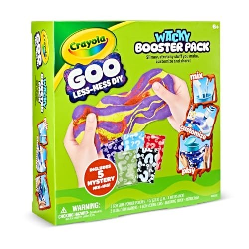 Crayola Goo Less-Mess Diy Satisfying Booster Pack