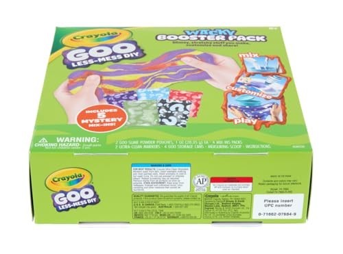 Crayola Goo Less-Mess Diy Satisfying Booster Pack