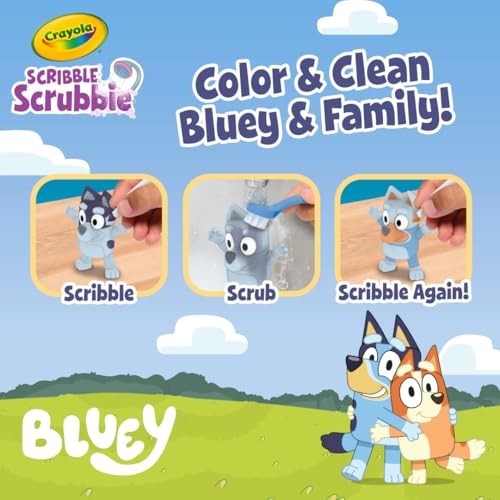 Crayola Scribble Scrubbies Deluxe Bluey Playset