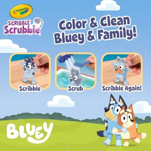 Crayola Scribble Scrubbies Bluey Poolside Playset